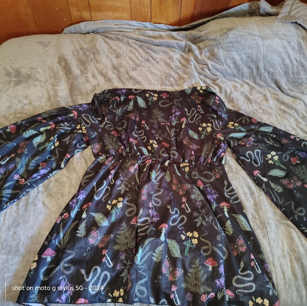 ROMWE Multicolor Floral Dress 3xl